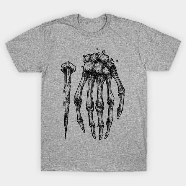 skeleton hand T-Shirt by donipacoceng